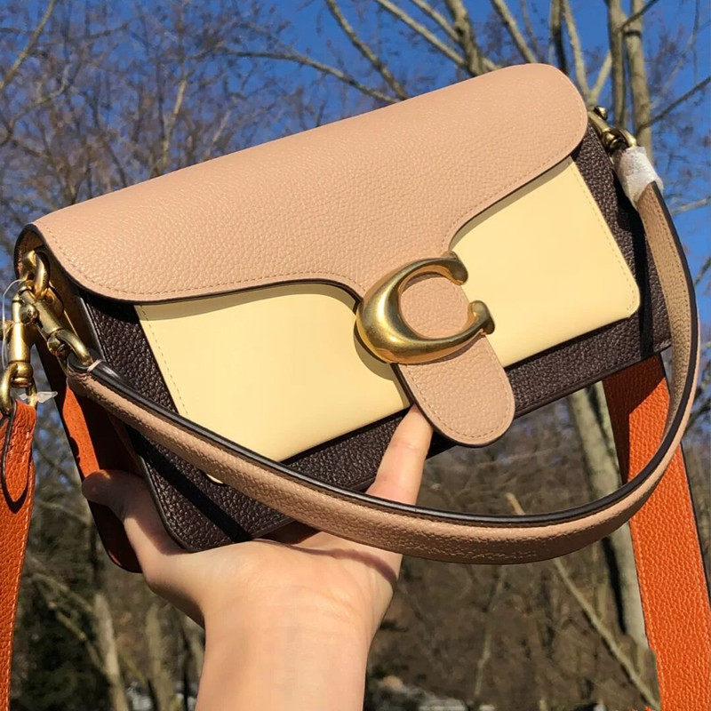 真皮2021新款夏季百搭斜挎老花女包 追风鹰女士包袋