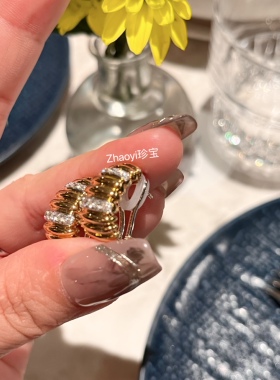 18k黄 钻石耳扣   定金
