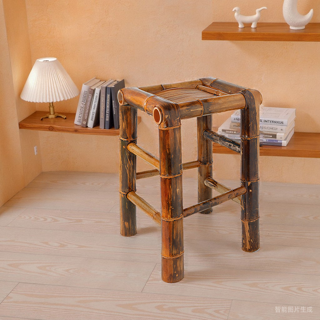 竹椅子靠背椅宜农庄煮茶民宿火锅店夜粥档快餐店家用手工竹凳桌子,淘宝优惠券,粉丝福利购,淘宝优惠卷