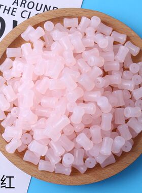 亚克力塑料仿玉竹节饰品配件珠子