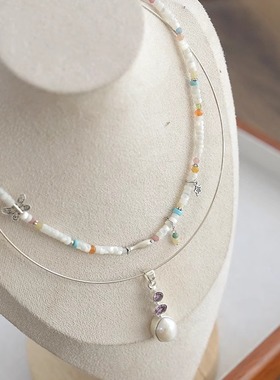 项圈颈链银纯银百搭高级ins925