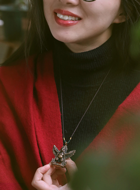 大鹏金翅鸟金刚橛手工男编绳原创