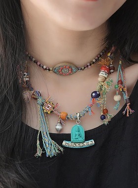 手工编织藏式民族风复古小众配饰