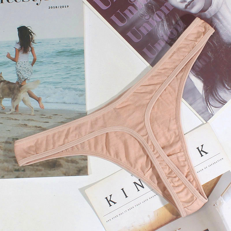 1月欧美tback运动健T裤全棉舒适女无痕大码中低腰纯棉裆丁字内裤,淘宝优惠券,粉丝福利购,淘宝优惠卷