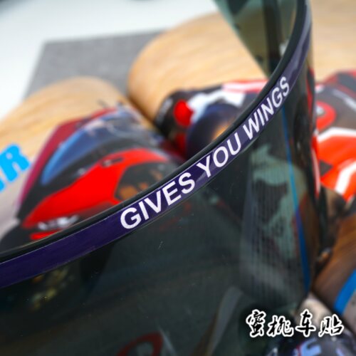 SHOEI X14 X12 Z7马奎斯93号头盔 镜片组合贴纸竞技镜片 反光贴 - 图0