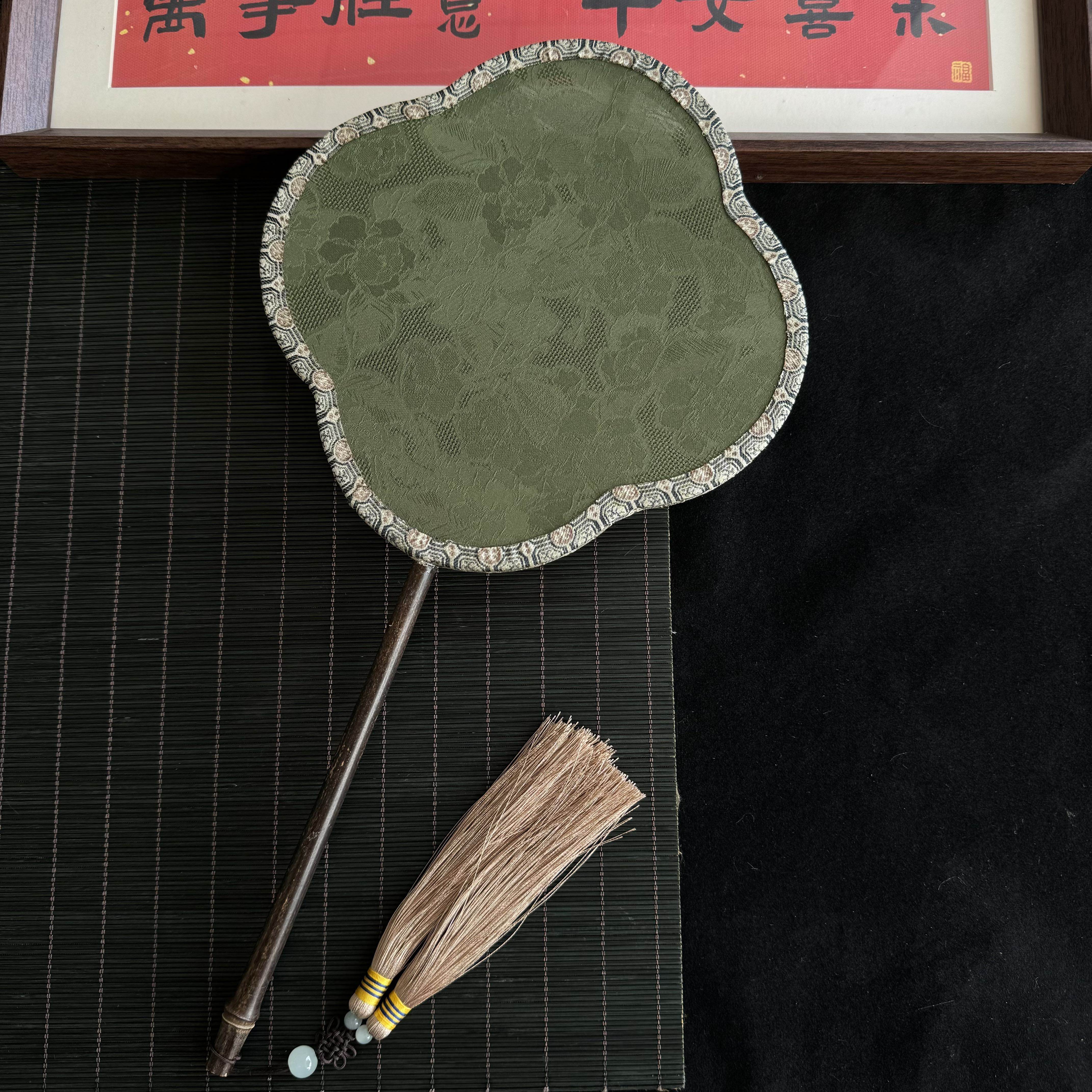 天然紫竹手柄团扇古风旗袍汉服扇子舞蹈扇夏天中国风古装拍摄道具,淘宝优惠券,粉丝福利购,淘宝优惠卷