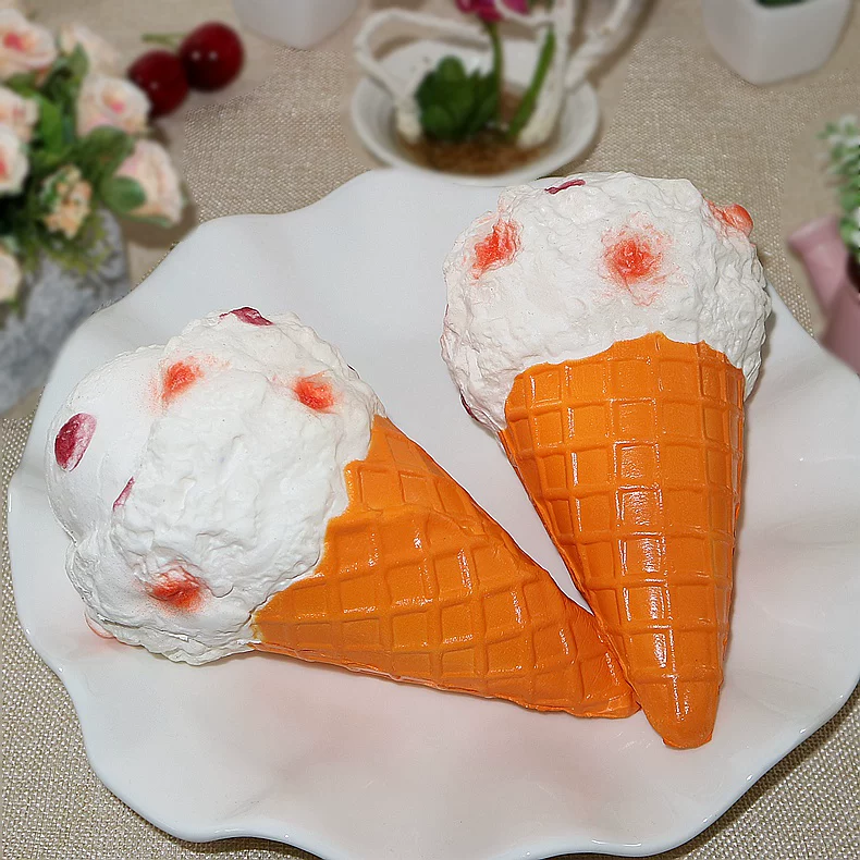 Реалистично большой squish для мороженого, игрушка, антистресс