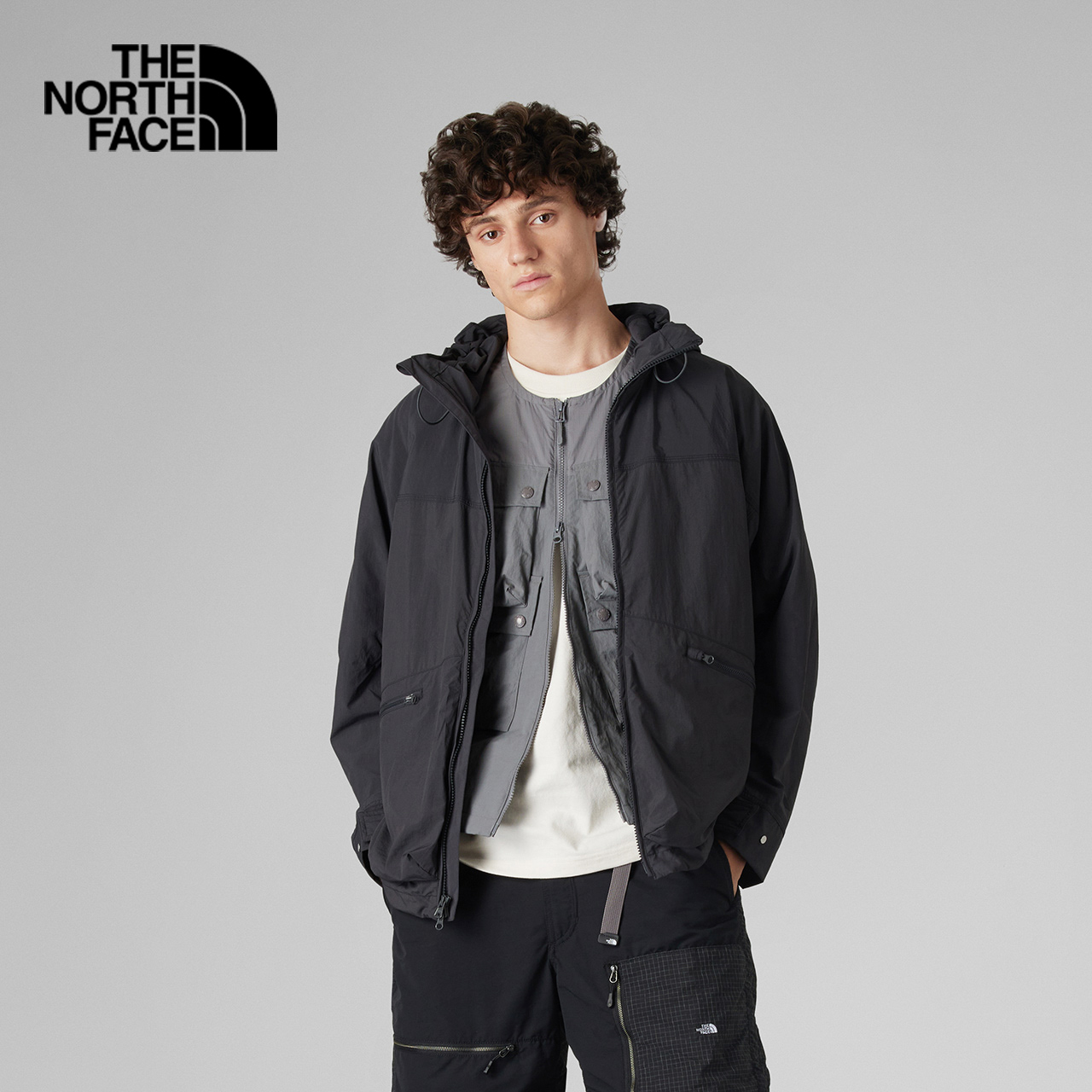 北面UE男防泼水夹克经典连帽外套户外新款TheNorthFace|8BU6 - 图3