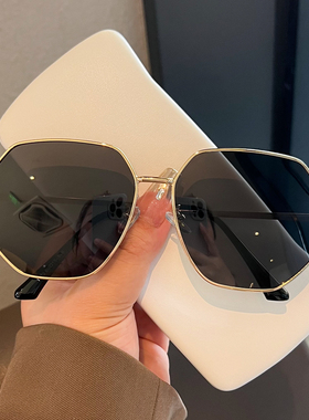 大脸显瘦偏光遮阳太阳镜男