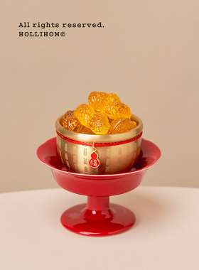 逅里 《聚百福》黄铜聚宝盆 乔迁新家玄关布置摆件 开业高档礼物