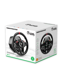 ຜະລິດຕະພັນໃໝ່ຂອງ Thrustmaster T128 X-BOX/PC belt + gear hybrid transmission, pedals double pressure pressed with the engine speed indicator light