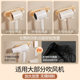 Cream-wind hair dryer shelf without punching