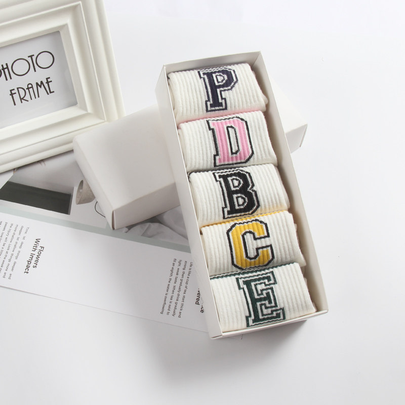 春夏秋ins潮韩版可爱日系中筒袜 浅斯短袜/打底袜/丝袜/美腿袜