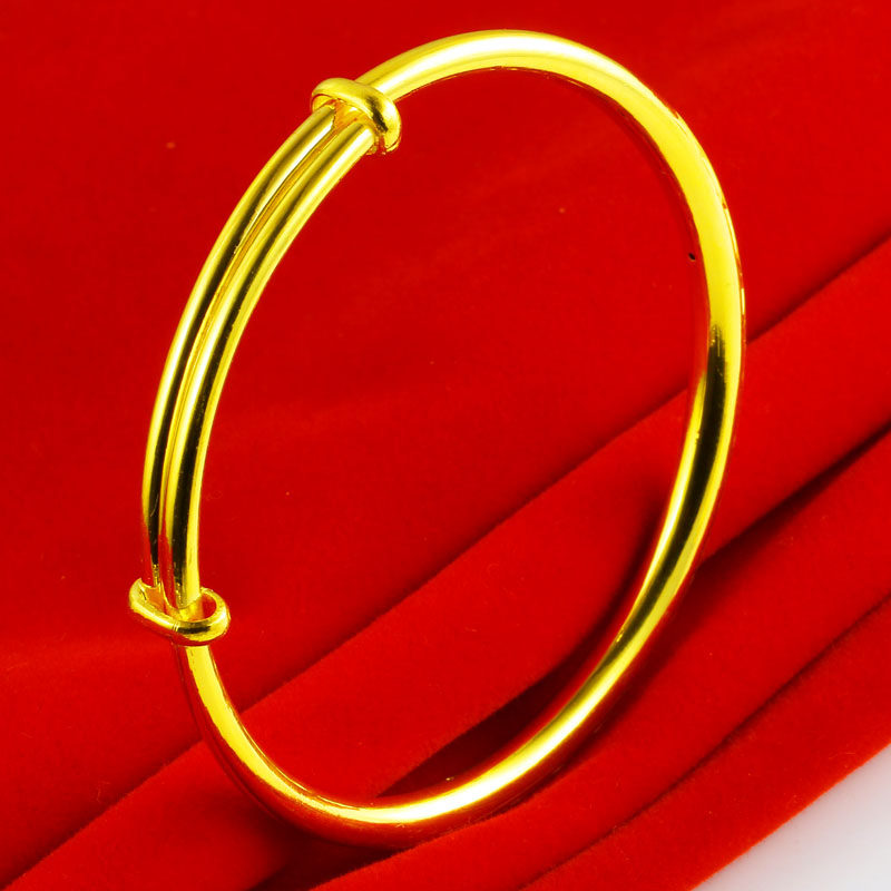 正品9999足金女士送女友手镯 千影珠宝手饰