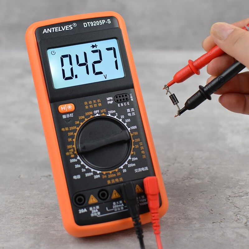 ANTELVES新款DT9205A高精度数显万用表数字多功能家用防烧电工维 - 图3