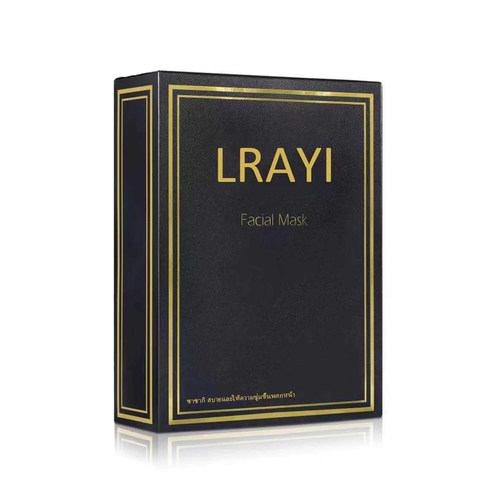 泰国佐木LRAYI蚕丝面膜正品金银黑色女补水清洁收缩痘印紧致提亮 - 图3