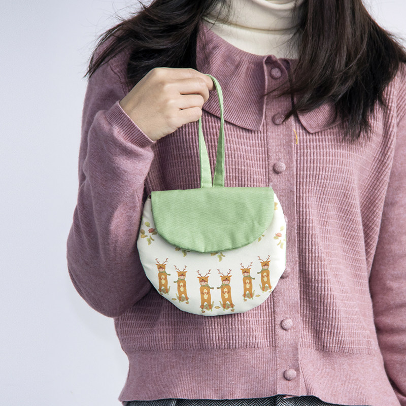 趣袋女可爱ins森林风钥匙包零钱包 趣袋钱包