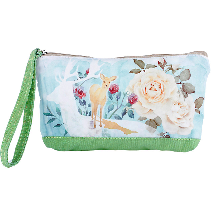 趣袋可爱韩版女帆布迷你2018小钱包 趣袋钱包