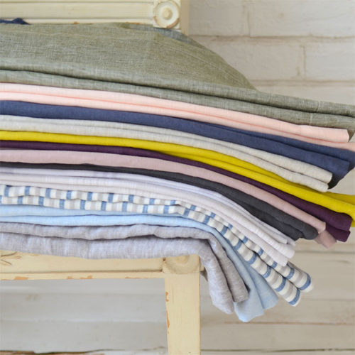 100%亚麻宽边加大枕套 法国进口纱线水洗柔软舒适抑菌中枕单只价 - 图1