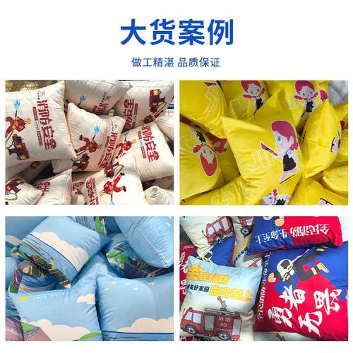 DIY抱枕定制企业LOGO来图定做毛绒印花照片沙发靠垫芯靠背套家居 - 图3