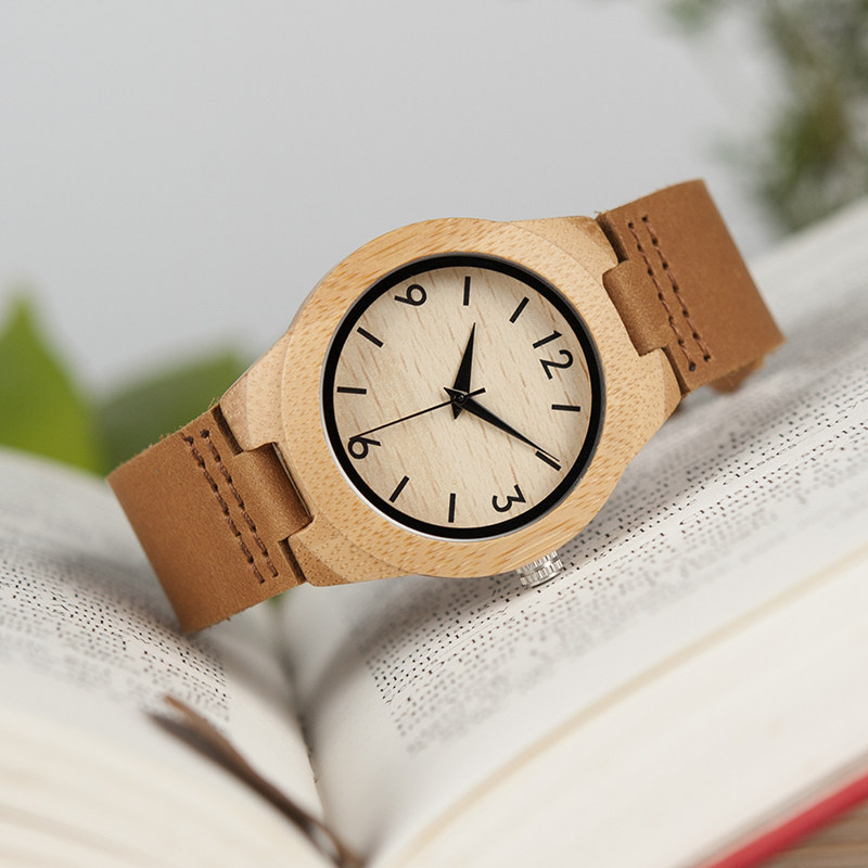 bobo bird情侣款竹木男学生女表 bobobird国产腕表