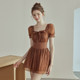 Women's one-piece swimsuit with breast pads 2023 new style