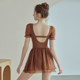 Women's one-piece swimsuit with breast pads 2023 new style