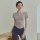 Women's short-sleeved yoga clothing for fitness, running and breathable