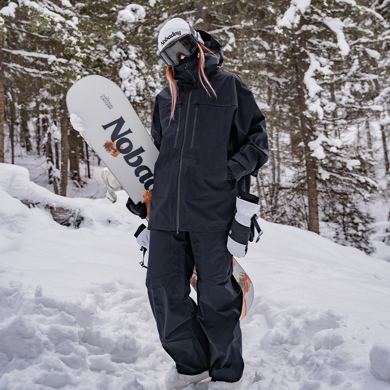 Nobaday滑雪服套装专业单板男女同款防风防水户外外套秋冬 - 图3