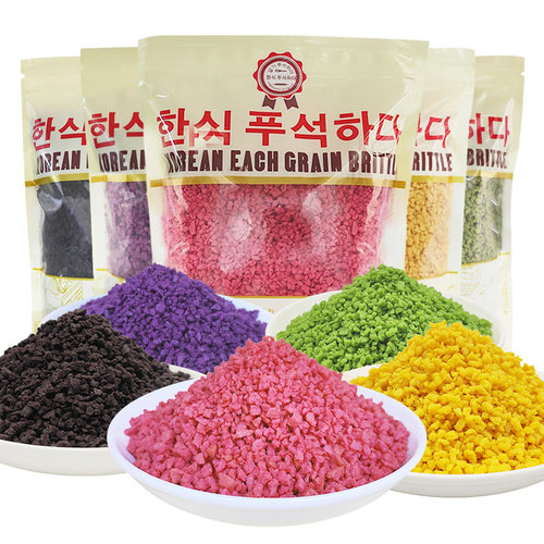 雄裕粒粒脆1kg生日蛋糕装饰冰淇淋鸡蛋仔草莓味饼干碎烘焙原料 - 图3