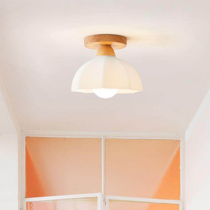 北欧原木吸顶灯过道走廊入户灯玄关衣帽间飘窗门厅阳台日式木艺灯,淘宝优惠券,粉丝福利购,淘宝优惠卷