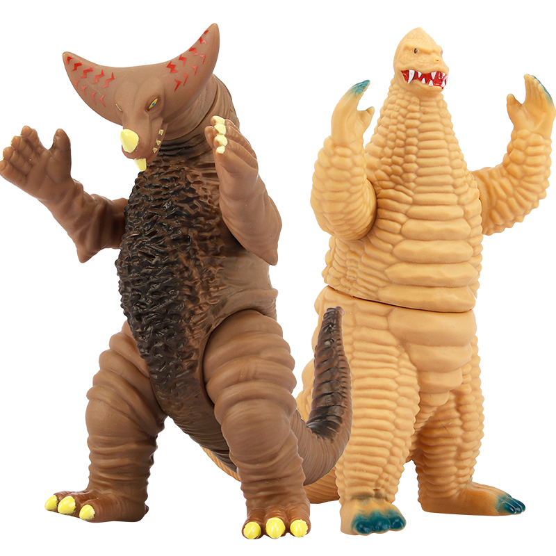 奥特曼杰克小怪兽软胶玩具套装正版哥莫拉恐龙雷德王安东拉金古桥 - 图3