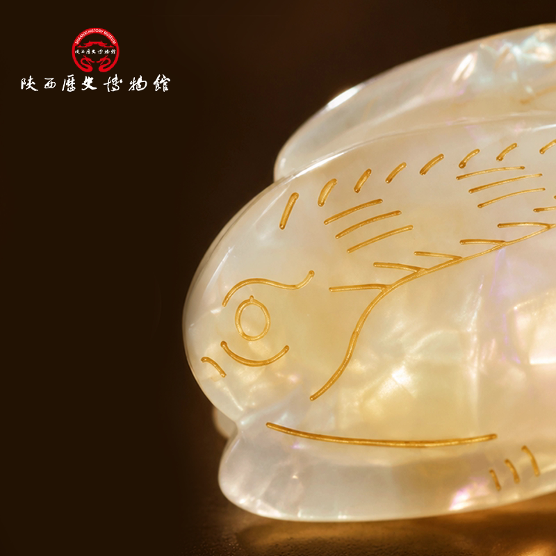 陕西历史博物馆文创兔跃福至系列抓夹发饰醋酸高级感鲨鱼夹发饰