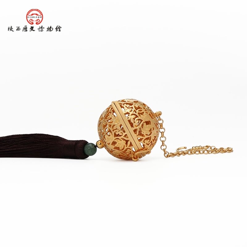 葡萄花鸟纹银香囊 新人首单立减十元 21年8月 淘宝海外