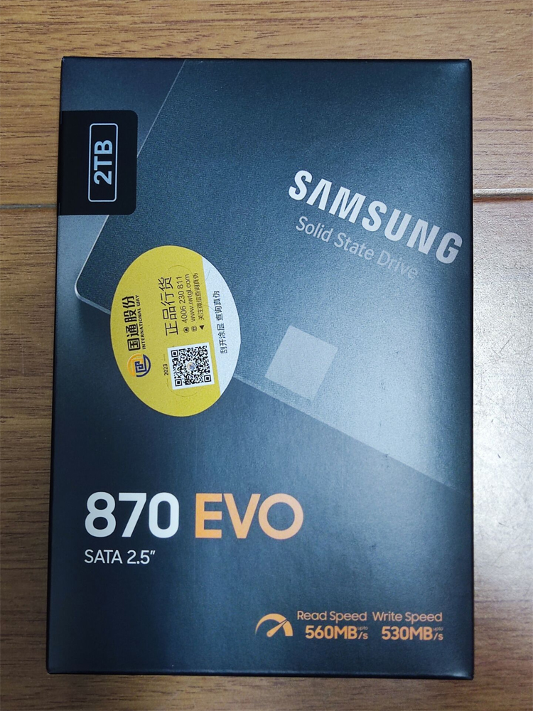 Samsung/三星 870 EVO 1T 2TB 2.5英寸台式机笔记本SSD固态硬盘1t - 图1