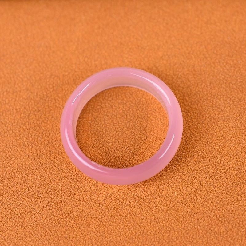 Natural carnelian ring for men and women, agate jade, fortune year, red ring, good luck