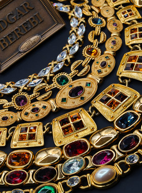 VintageNAPIERMONET水晶项链