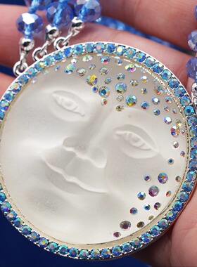 KirksFolly月亮浮雕项链