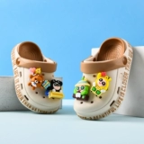 Детские туфли, летние тапочки для мальчиков, нескользящие слайдеры, обувь, мягкая подошва