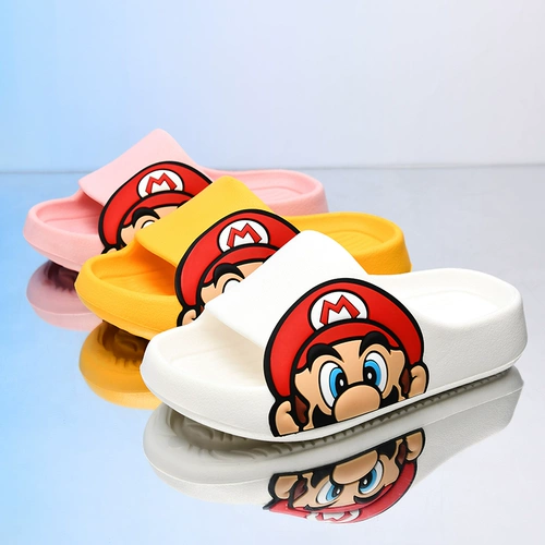 Детские летние мультяшные дезодорированные тапочки, детское нескользящое средство детской гигиены для мальчиков