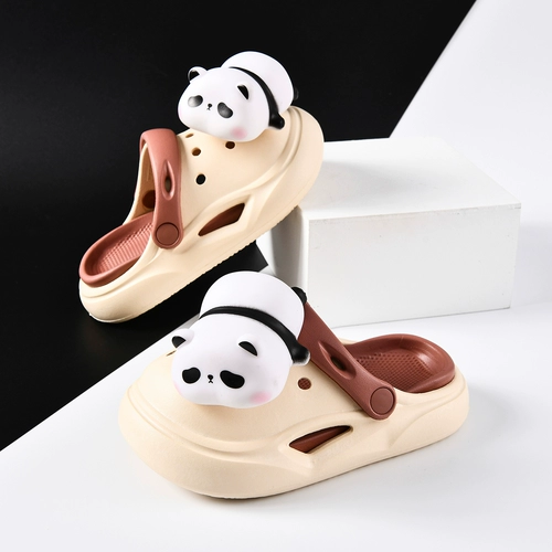 Детские летние тапочки для мальчиков, нескользящие слайдеры, мягкая подошва