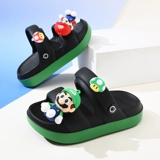 Детские летние тапочки для мальчиков для выхода на улицу, детская нескользящая пляжная обувь