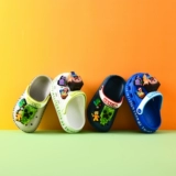 Детские летние туфли, нескользящие тапочки для мальчиков, слайдеры, мягкая подошва