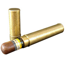 Passera Carry-on Cigar Tube Mono-Branch Portable Cigar Moisturizing Cylinder Metal Pure Copper Alloy Jars Tank Seal Proof