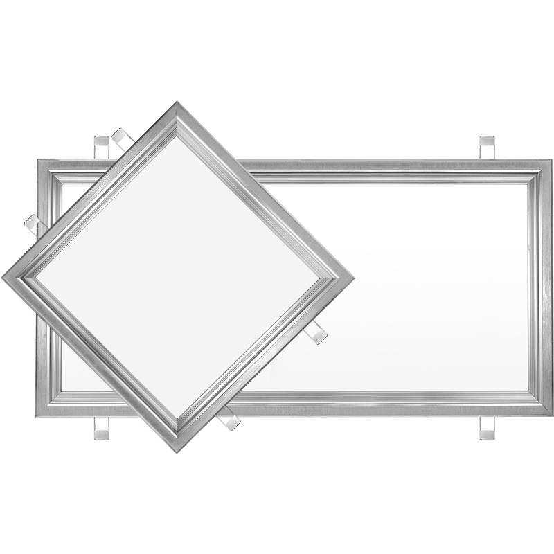 300x600x1200石膏板弹簧灯嵌入式卡扣 固定30x60x90x120led平板灯 - 图2