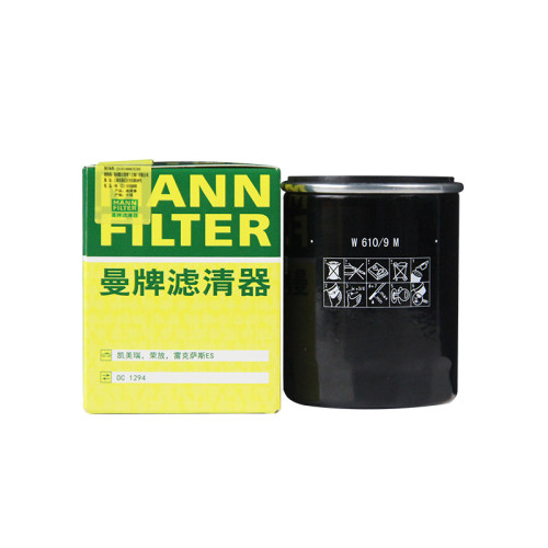 曼牌W610/9M适配丰田凯美瑞RAV4荣放埃尔法普瑞维亚机滤机油滤芯 - 图1