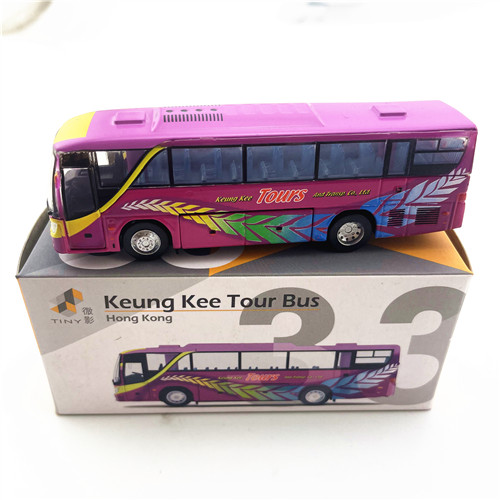 香港微影TINY合金车九巴92/35/33/63 ENVIRO400/500富豪双层巴士-图0