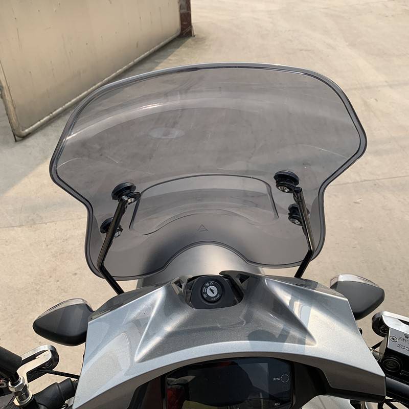 适用于轻骑铃木酷道155前挡风 GL150挡风板 风挡玻璃挡雨板改装件 - 图1