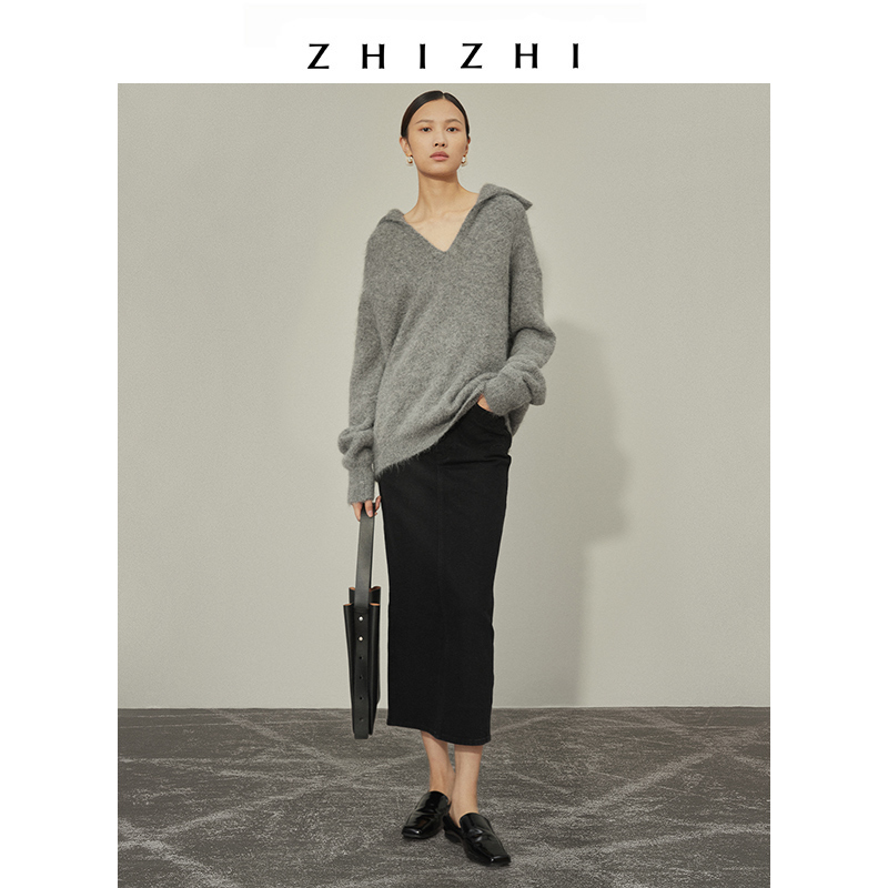 zhizhi致知花冻软糯系2021年风毛衣 致知服饰毛针织衫