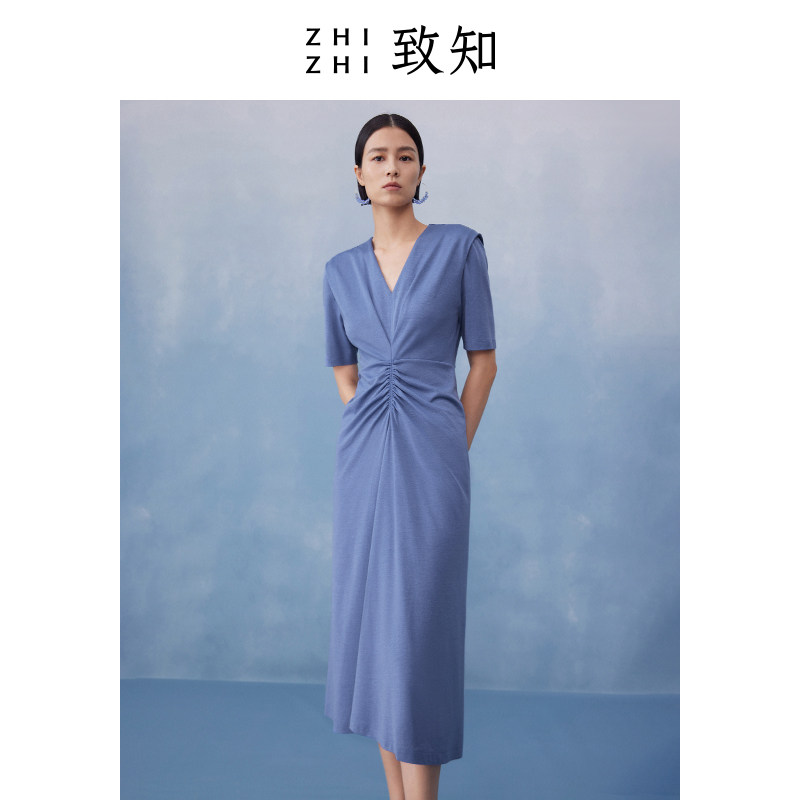 致知zhizhi石榴花女夏2022年连衣裙 致知服饰连衣裙